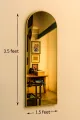 Full Length Standing Mirror with Stand & Without Stand – Wall Mounted Full Size Dressing Mirror for Bedroom, Living Room & Home Décor Zeki Decor.