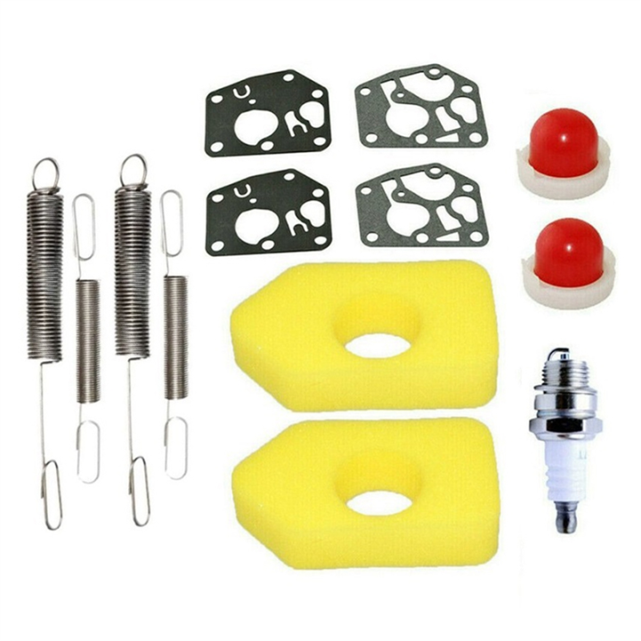 1Set Air Filter Primer Bulb Spring Diaphragm Gasket Spark Plug As Shown ...