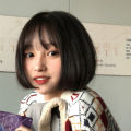 Women's Short Straight Wig Fashion Bob Hair Extensions for Masquerade Carnival. 
