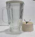 Juicer Mixer Milk Shake Glass Jug 1.5 liter Complete with Base For National Juicer Machine 1500ml Jug Blender Jug Juicer Jug Grinder Jug. 