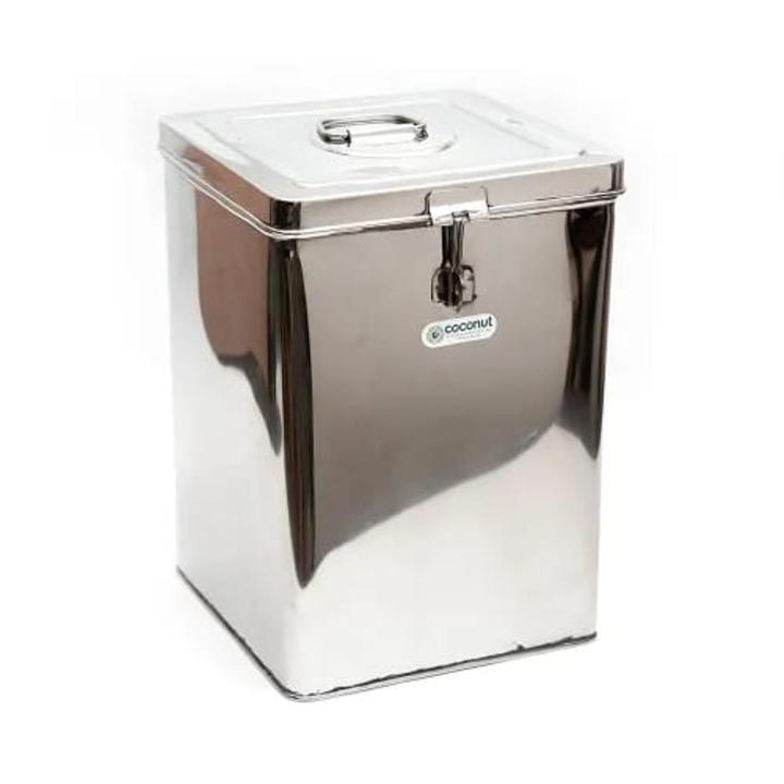5kg, 10 kg stainless steel finishing canister container Daba Oil Box Atta Box Floor storage Box