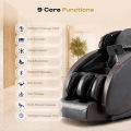 JC Buckman IndulgeUs 2D Full Body Massage Chair – Zero Gravity Recliner, 28 Massage Rollers, 12 Auto Programs, Heat Therapy, Bluetooth Speakers, Full Body Air Compression & 2-Year Warranty. 