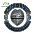 EARLFAMILY In God We Trust Support Our Police Department Sticker Car Window Truck Bumper Decals Car Stickers Waterproof Graphics. 