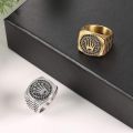 New Fashion Vintage Crown Ring For Men Latest Design Premium Quality Golden King Ring For Men And Boy. 