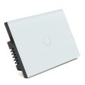 1 Way 1 Gang Crystal Glass Remote Panel Touch LED Light Switches Controller. 
