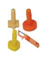 Shami kabab maker kabab sancha high quality round shape plastic shami kabab die mold tiki maker. 