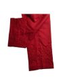 Fashion Cotton Trousers Red Color Straight Trousers Bottom Embroidery Fashion Cotton Trousers for Women and girls Cotton Embroidered Medium Size Embroidered Pants Trouser For Girls. 