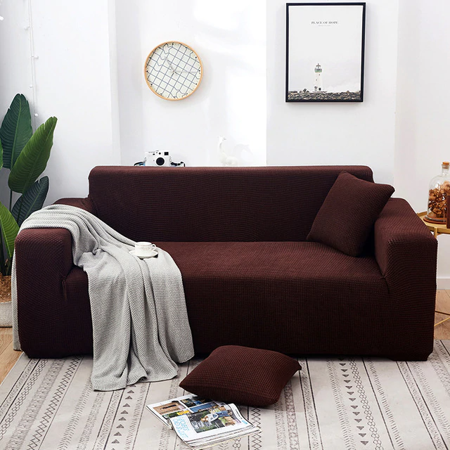 Jersey Sofa Covers Jumbo Size 5 Seater 3+1+1 Stretchable Sofa Covers