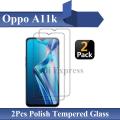 2Pcs Oppo A11k Tempered Glass Screen Protector Premium High Quality Polish Glass For A11k. 