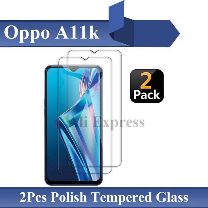 2Pcs Oppo A11k Tempered Glass Screen Protector Premium High Quality Polish Glass For A11k