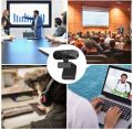 Webcam with Microphone and Tripöd for PC, Desktop, Laptop, Plug and Play USB Web Camera with Privacy Cover, 1080P Full HD Webcam for Conference, Studying, Zoom, Skype, Compatible Windows, Mác Android & More.. 
