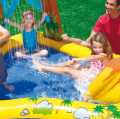 INTEX 57444 Dinosaur Play Center Swim Pool 8ft 2in X 6ft 3in X 3ft 7in. 