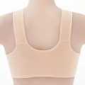 Wide Strap Front Open 3 Button Nursing Bra. 