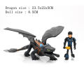 2024 Anime How To Train Your Dragon 3 Toothless Night Doll PVC Blue Black White Dragon Action Figure Model Toy Boys Toy Gift Revien Meiuazo. 
