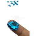 Blue Color Stones - 1.8 cm in size - Blue Color - Drop Shape - Pack Of 32 Stones. 