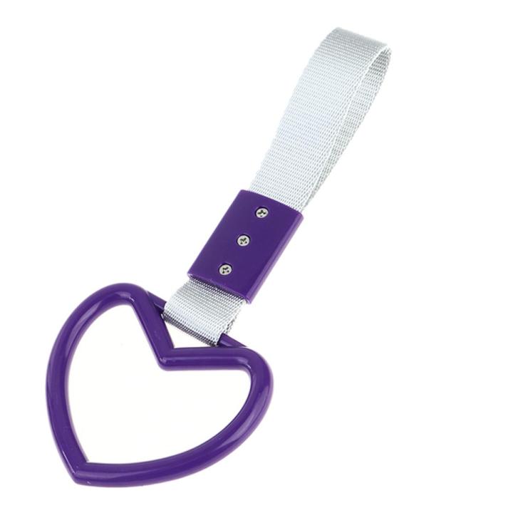 New 1pc Train Bus Handle Hand Strap Drift Charm Strap Drift Auto Accessories Car Styling car heart straps front tow hook