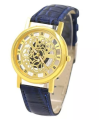 Men Luxury Steel Band Casual Skeleton Watch For Men. 