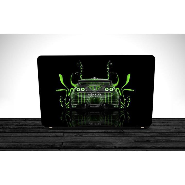Nissan, GTR Monster Laptop Skin Vinyl Sticker Decal, 12 13 13.3 14 15 15.4 15.6 inch Laptop Skin Sticker Cover Art Decal Protector Fits All Laptops