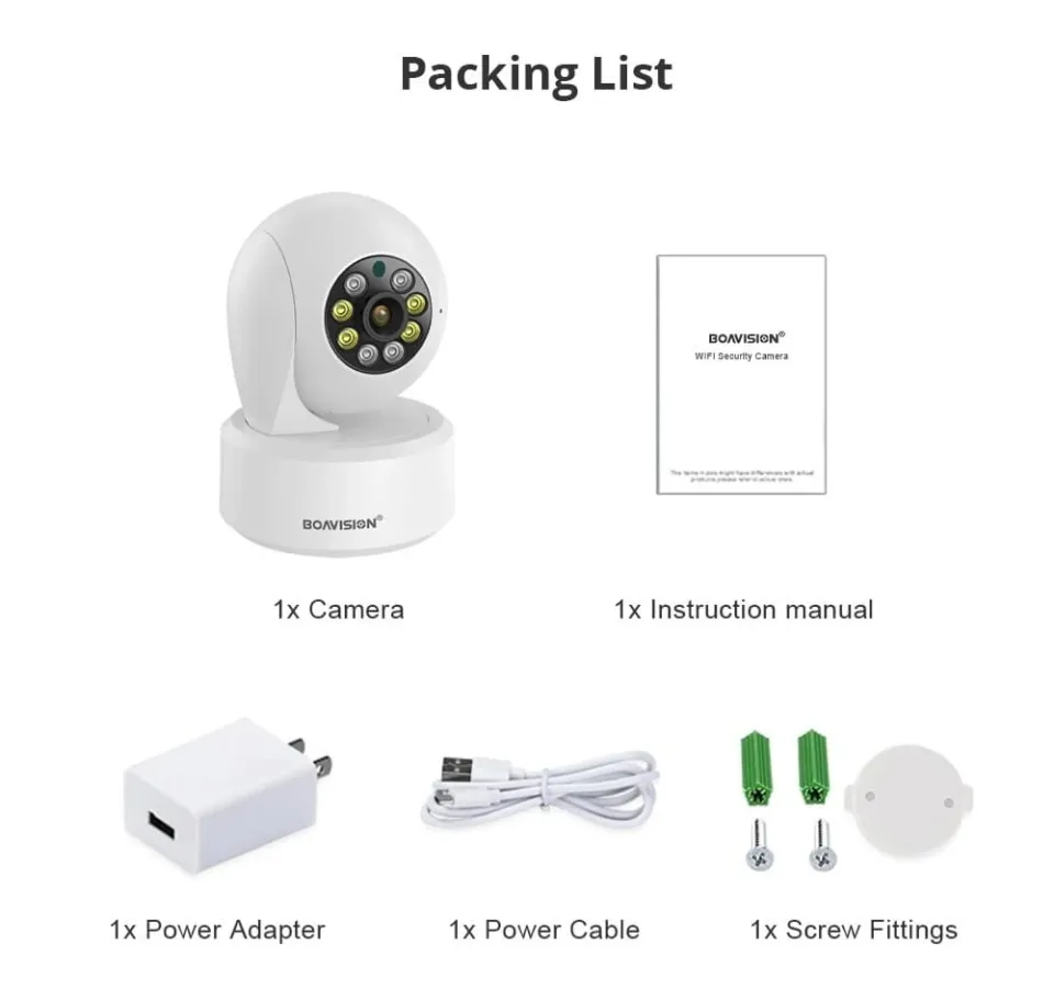 Night Vision Merkury Smart Camera 1080p CCTV CCTV Camera