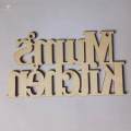 2X Mums Kitchen Wooden Plaque Sign Wall Hangings Wood Words Home Garden Decor. 