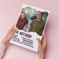 Notebook, Movie Poster with Frame. 