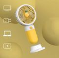 Premium Mini Fan Rechargeable /Hanheld Desktop USB Fan Electric Portable Mini Desk Fan for Kids - Rechargeable USB Battery - Handheld Fan with Adjustable Speed - Versatile Usage. 