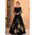 4 Bunch Flowers Maxi Fashion Party Wear Stitched Dress For Girls By. 