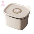 Lunch Box with Vacuum Seal Stackable Stainless Steel Food Storage Containers with Lids Reusable Crisper Box for Meals Ideal for Food Prep Lunch Durable Easy to Clean Sealed Stainless Steel Food. 