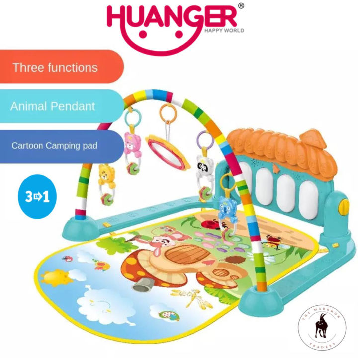 Huanger%20-%203%20In%201%20Newborn%20Baby%20Play%20Gym%20Piano%20Fitness%20Rack%20Mat%20-%20Activity%20Gym%20&%20Playmats%20-%20Image%202
