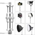 PakJAStore Stainless Steel Heavy Duty Photography Tripod Light Stand, Studio Lighting Tripod for Speedlight, Strobe Light, Softbox, Umbrella. 
