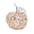 Nordic Room Decor Pineapple Crystal Ornaments Gold Silver Fruit Wrought Iron Desk Adornment Home Decoration Accessories Modern. 