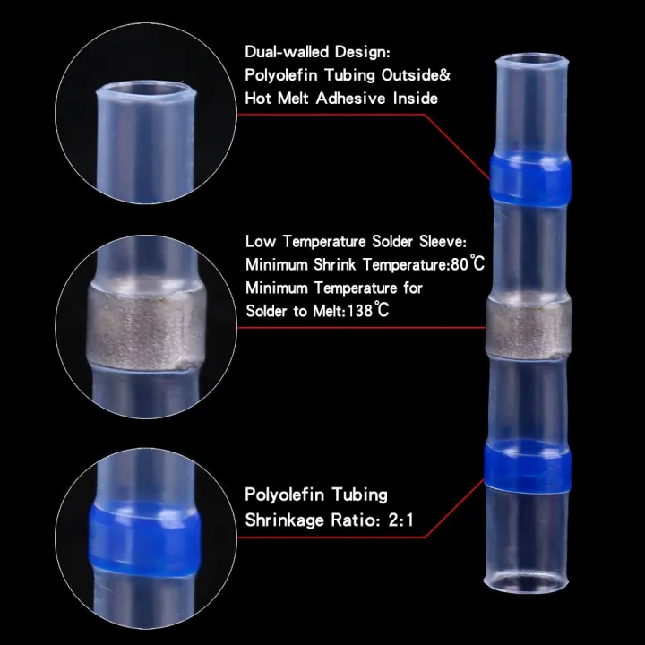 20Pcs%20Waterproof%20Electrical%20Automotive%20Marine%20Wire%20Connector%20Butt%20Splices%20Solder%20Seal%20Terminal%20Connectors%20-%20Image%204