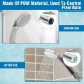 2 Pieces Flow Restrictor Water Flow Restrictor Set Up to 70% Water Saving for Shower. 