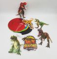 DINOSAUR THEME SPIRALS PACK OF 6 SPIRALS AND 6 CUTOUTS. 