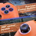 Wireless Controller for Xbox One, PC Game Controller Compatible with Microsoft Xbox One/Xbox One X/One S/Xbox Series S/X Gamepad Support Turbo/3.5mm Headphone Jack/Macro Functions (Orange). 