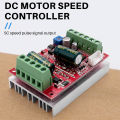 DC 6-60V 400W BLDC Three Phase DC Brushless Motor Controller PWM Hall Motor Control Driver Board 12V 48V. 