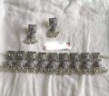 New Style Antique Silver Choker Necklace with Earrings Set. 