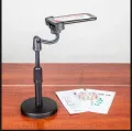 Tiktok, sketch and Art drawing, and YouTube videos creator Compatible Compact Lightweight Mobile Smart Phone Tripod Stand - Black. 
