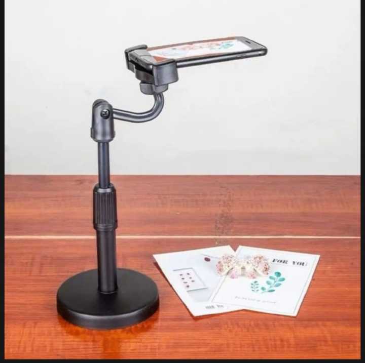 Tiktok,%20sketch%20and%20Art%20drawing,%20and%20YouTube%20videos%20creator%20Compatible%20Compact%20Lightweight%20Mobile%20Smart%20Phone%20Tripod%20Stand%20-%20Black%20-%20Image%202