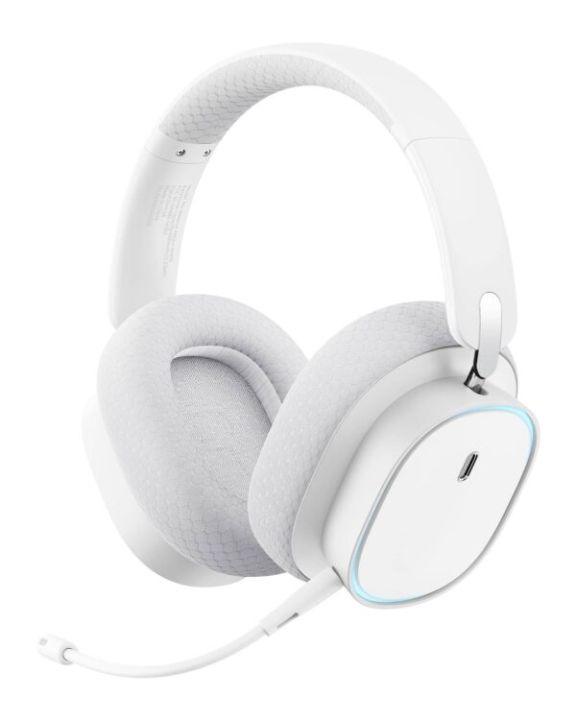 Baseus AeQur GH02 Gaming Wireless Headphones – Moon White
