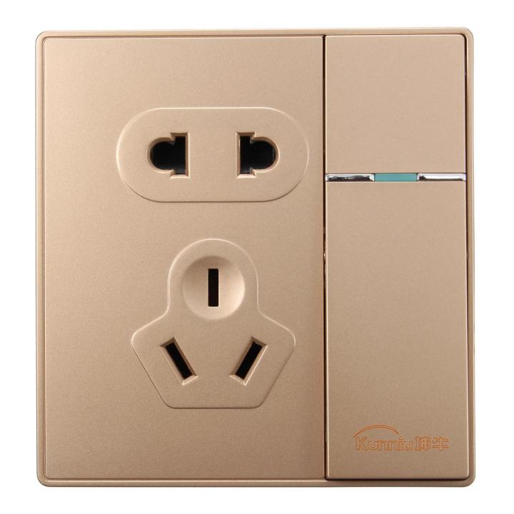 86 Concealed Wall Tools DIY Switch Panel Five Hole with Two Three Socket