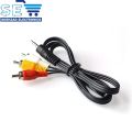 3.5mm Jack Male to 3 RCA Cable Male Audio Video AV Cable Wire Cord. 