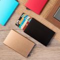 Automatic Metal Pop Up Card Holder Wallet for Men and Woman Slim wallet  Small Card holder. 