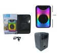 KTX 1433 RGB PORTABLE WIRELESS BLUETOOTH RECHARGABLE SPEAKER FM RADIO USB & SD CARD. 