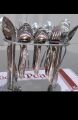 Cutlery set spoons set/stainless steel spoons. 