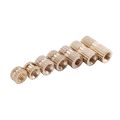 wood screw assortment-1 x Box of M3 Knurl Insert Nuts(included 150pcs)-Gold. 
