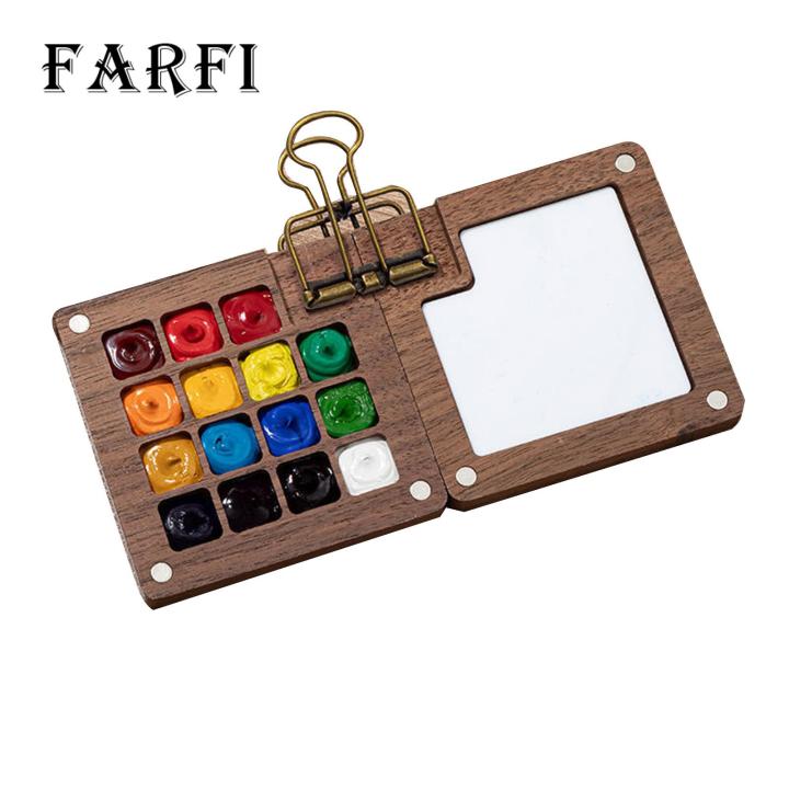 Pocket Artist Travel Set Portable Watercolor Paint Set for Artists On-the-go Compact Travel Palette with Versatile Colors in Plastic Case Palette Travel Set