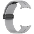 Magnetic Folding Buckle Silicone Watch Band For Samsung Galaxy Watch Ultra 47mm. 