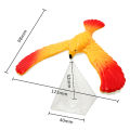 1Set Balancing bird + pyramid magic physics science enlightenment kid toy gifts. 