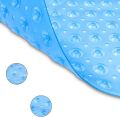 Bath tub Mat, Bath Shower Mat Non Slip for Bathroom, Machine Wble, perfect for Kids Toddler Senior, 26inch x 15inch, Blue. 